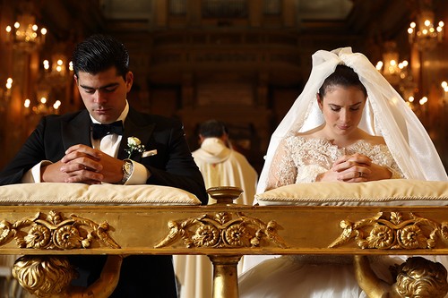 Обряд венчания в православной и католической церкви