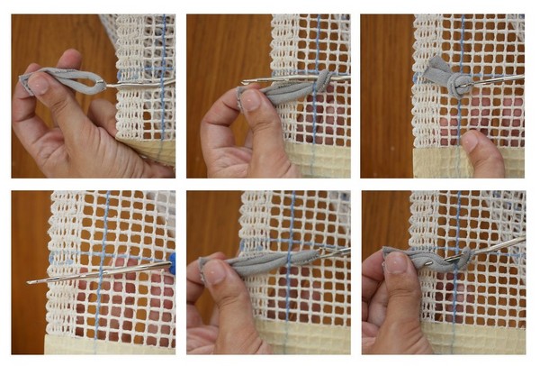 Вязаные коврики крючком из старых вещей: как сделать
