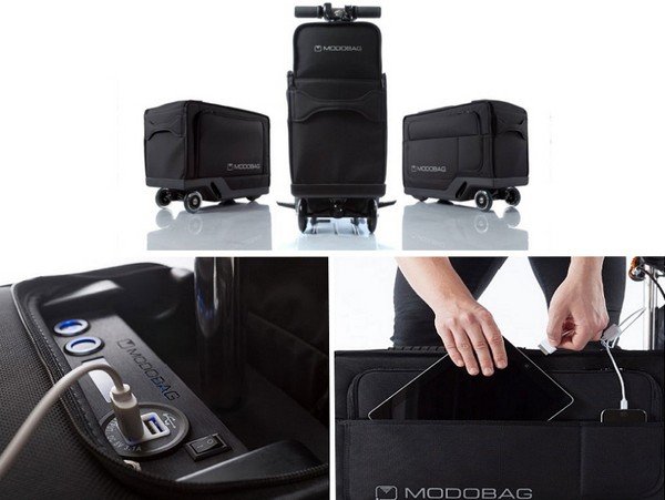 Modobag для ярких путешествий: первый моторизированный чемодан