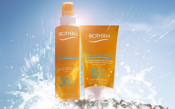 Пляжная линия Biotherm Aqua-Gelée Solaire для бархатистой кожи