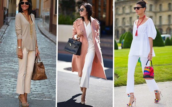 Белые брюки – летний тренд 2018: как их носить стильно