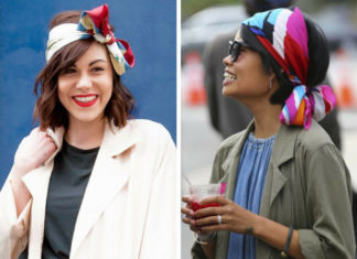 5 необычных способов носить платок или шарфик