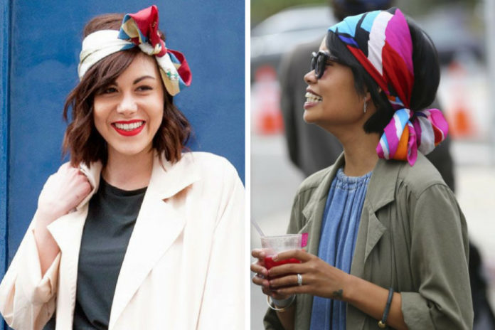 5 необычных способов носить платок или шарфик