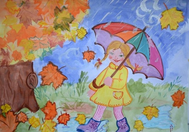 Рисунок дети в детском саду карандашом