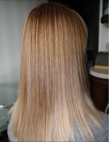 Шелковое окрашивание Chi: фото волос до и после