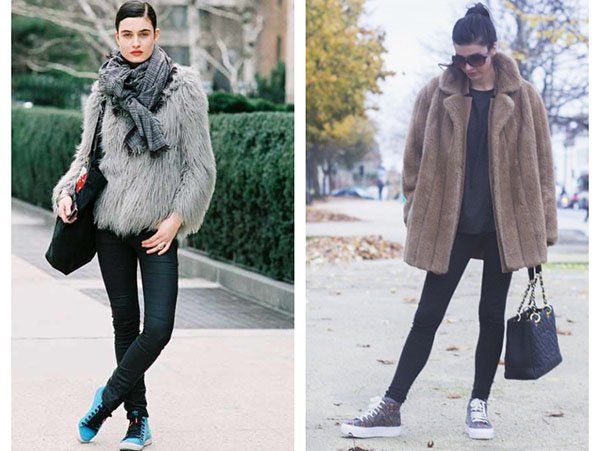 Сочетание «Шуба + кроссовки»: Как выглядеть стильно в условиях русской зимы